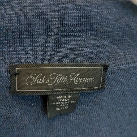 Saks Fifth Venue Wool Silk Sweater - Picture 2 of 3